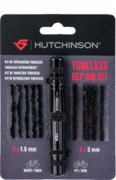 Hutchinson KIT REPARATION PNEU TUBELESS ROUTE - VTT PAR L'EXTERIEUR AVEC MECHES - CAPSULE ALU